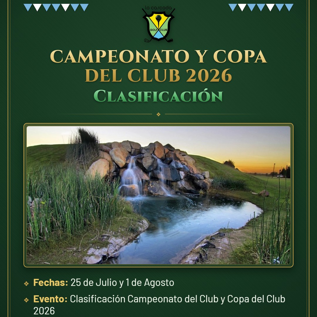 CAMPEONATO Y COPA DEL CLUB 2026